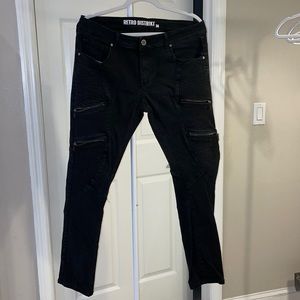 Retro Distrikt Men’s Black Jeans